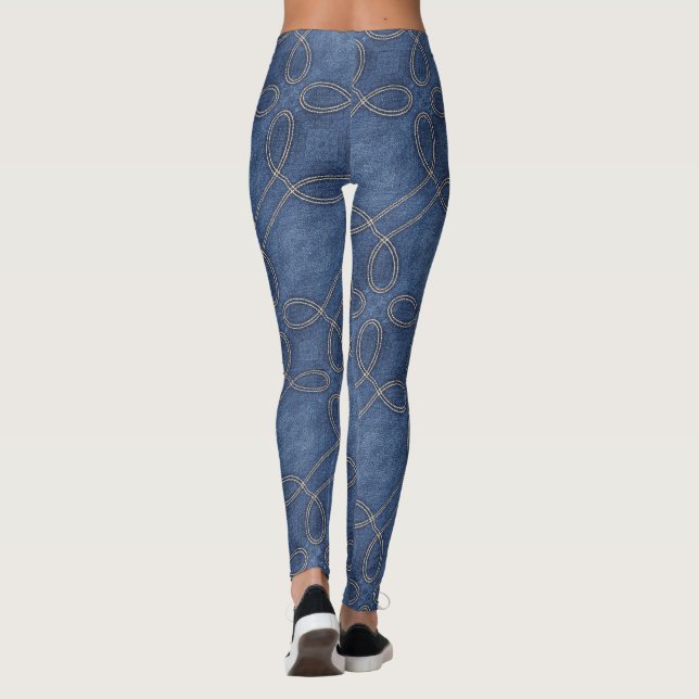 Leggings Jean Denim Swirl (Reverso)