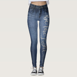 Leggings Jeans| Ser Las Ligeras De Impresión En Todo El Mun