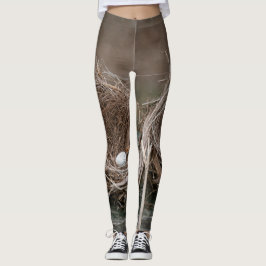 Leggings Jerarquía del pájaro con el huevo