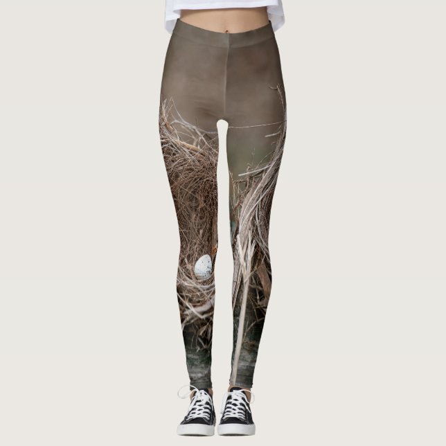 Leggings Jerarquía del pájaro con el huevo (Anverso)