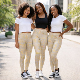Leggings Jeroglíficos Egipcios