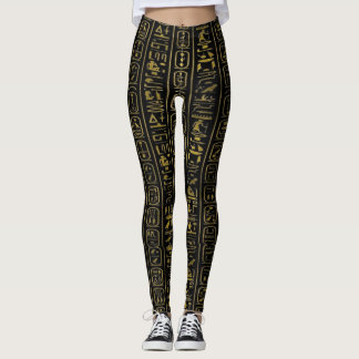 Leggings Jeroglíficos Egitología Símbolos de Egipto antiguo
