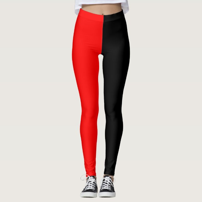 Leggings Jester rojo y negro (Anverso)