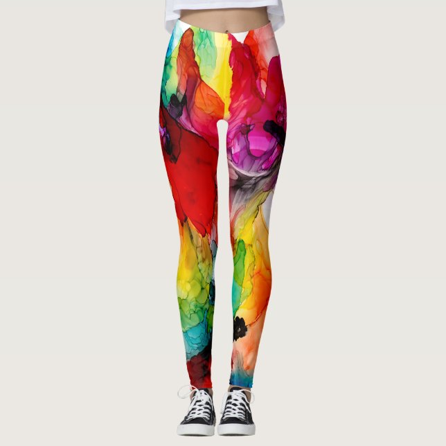 Leggings Jeweltone Prisma - Acuarela (Anverso)
