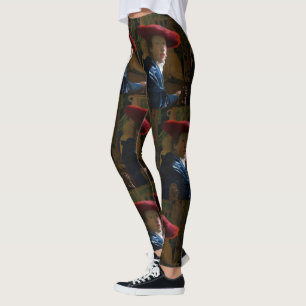 Leggings Johannes Vermeer - Chica con un Gorra rojo