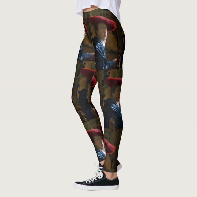 Leggings Johannes Vermeer - Chica con un Gorra rojo (Izquierda)