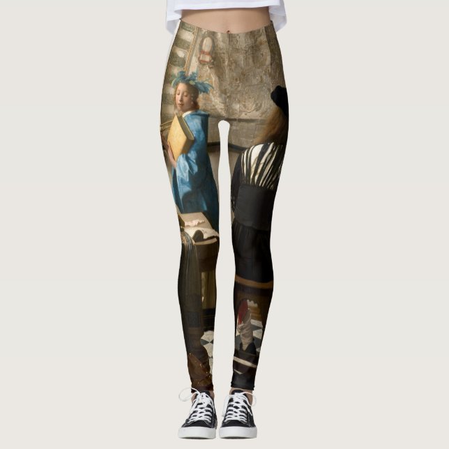 Leggings Johannes Vermeer - La historia de la pintura (Anverso)