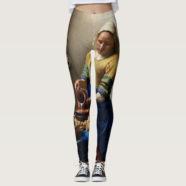 Leggings Johannes Vermeer - La Milkmaid (Anverso)