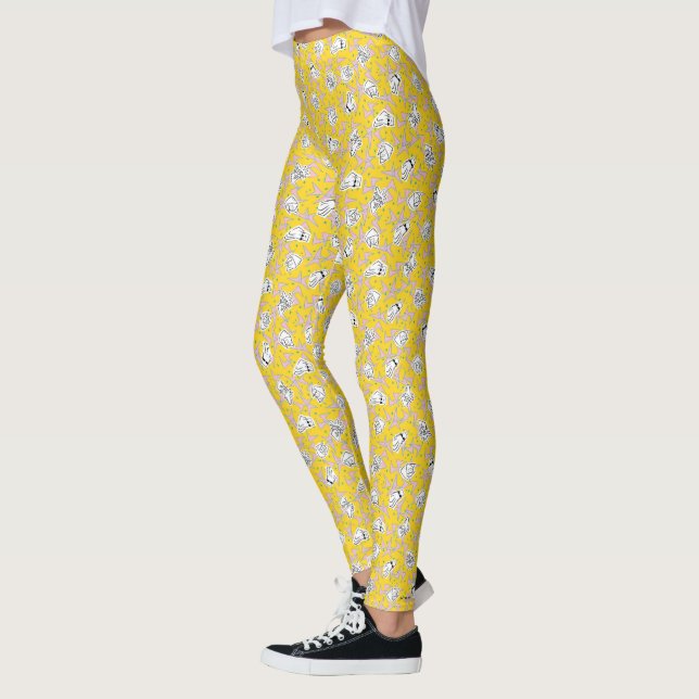 Leggings Johnny Bravo Characters Pattern (Izquierda)