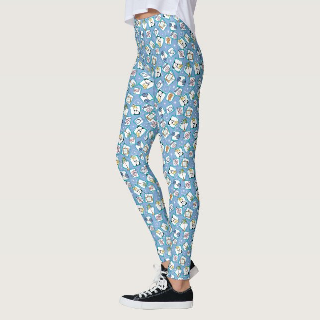 Leggings Johnny Bravo Icon Pattern (Izquierda)