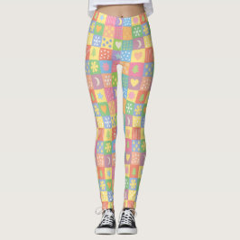 Leggings JollyKins Pastel Patchwork