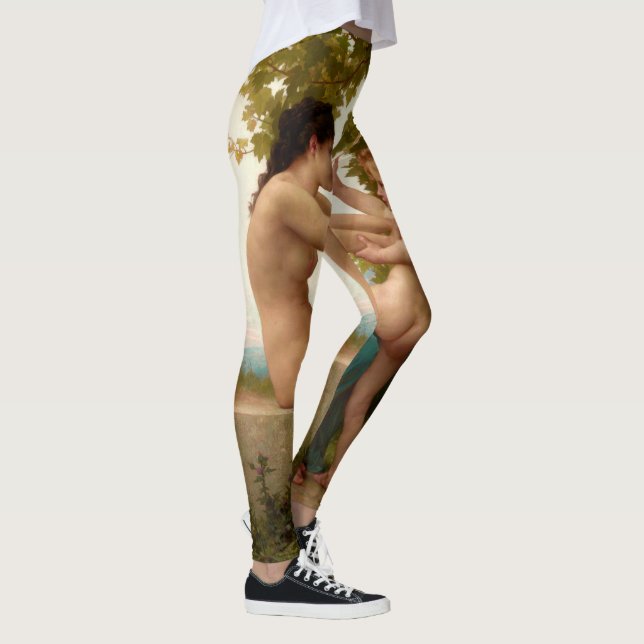 Leggings Joven Chica defendiéndose de Eros (Derecha)