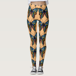 LEGGINGS JÓVENES DE MARIPOSA DE PANTALLA