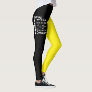 Leggings Juego de ordenador de jugador