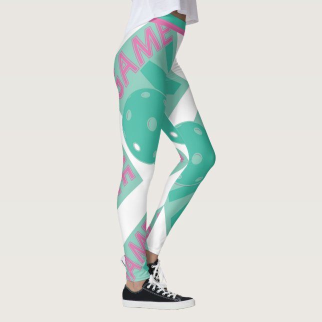Leggings Juego de pelota - pastel (tamaño de mosaico XL) (Derecha)