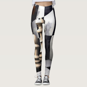 Leggings Juego del juego de ajedrez
