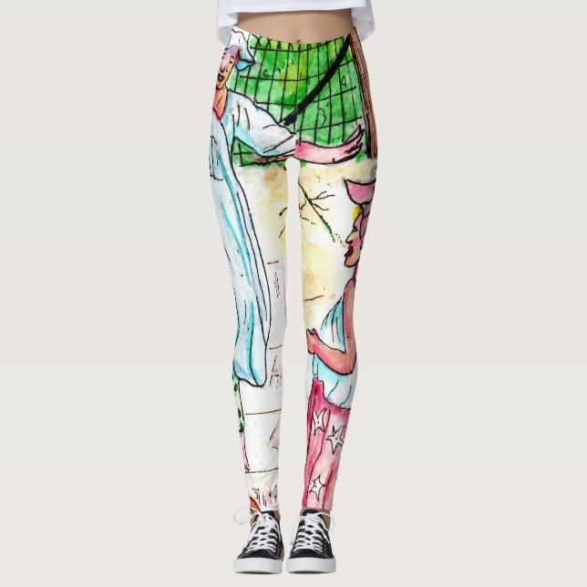 Leggings Juegos de la calle en la ciudad - salto escocés (Anverso)