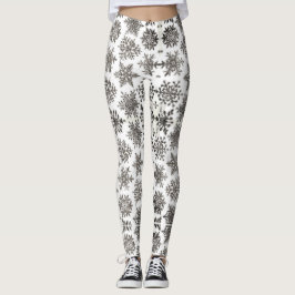 LEGGINGS JUEGOS DE SNOWFLAKE PARA INVIERNO Y NAVIDADES