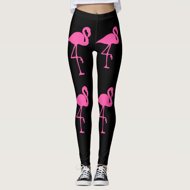 LEGGINGS JUEGOS DE YOGA DE FLAMINGO ROSA (Anverso)