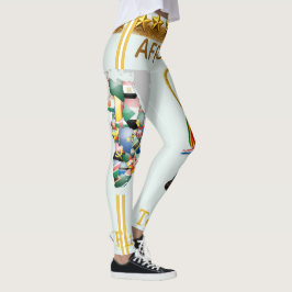 Leggings Juegos Globales de África 2026: Trofeo de Oro y Co