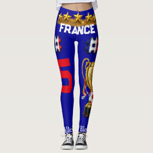 Leggings Juegos Globales de Francia 2026: Trofeo de Oro & J