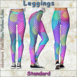 Leggings JUEGOS - Resumen rosa/azul/amarillo/lagarto<br><div class="desc">En estas coloridas Leggings se presenta una imagen abstracta en rosa, azul, amarillo y Lilac. Disponible en cinco tamaños para mujeres (XS, S, M, L, XL). Consulte la descripción "Acerca de este producto" a continuación para obtener información general sobre el tamaño y el producto. La imagen abstracta cubre el par...</div>