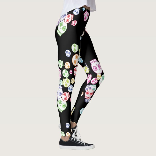 Leggings Jumble De Dulces Calaveras (Derecha)