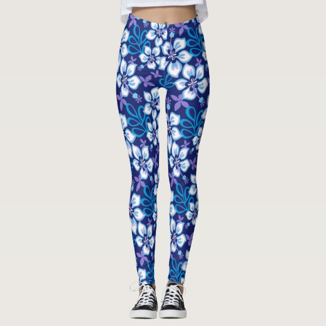 LEGGINGS JUNGLE SURF (COMBO AZUL) (Anverso)