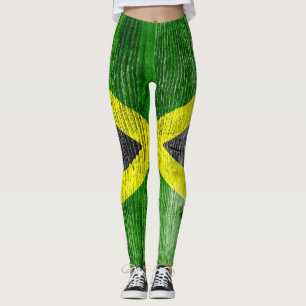 Leggings Junta angustiada de la bandera de Jamaica