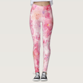 LEGGINGS JUREGOS DE BLOSSOM DE COLOR ROSA