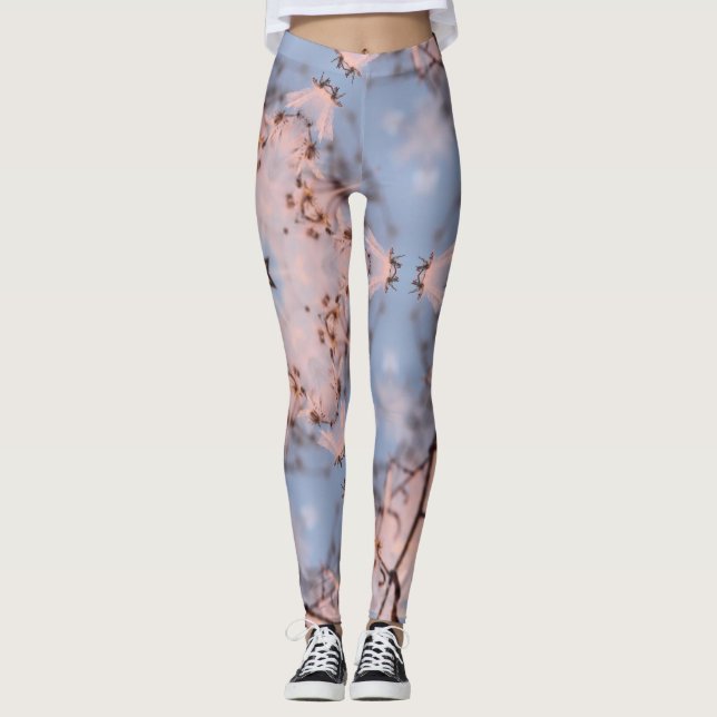 Leggings Kaleidoscope azul y rosa helado (Anverso)