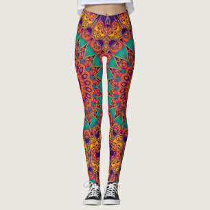 Leggings Kaleidoscope Fractal - tatuaje II + tus ideas
