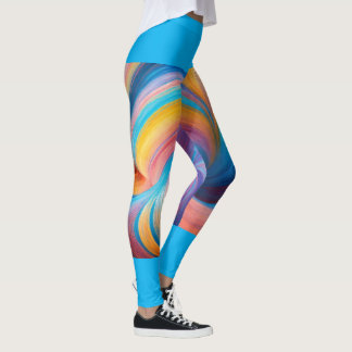 Leggings "Kaleidoscopio celeste: una sinfonía memerizadora 