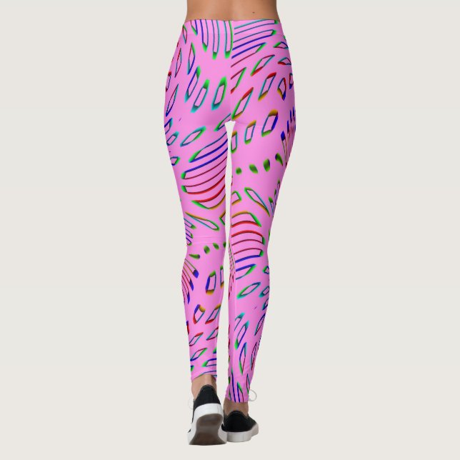 Leggings Kaleidoscopio rosa (Reverso)