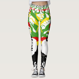 Leggings Kānaka Maoli ROOTS Blk