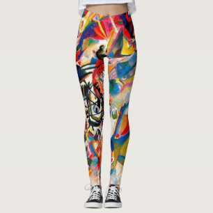 Leggings Kandinsky Composición VII Pintura abstracta