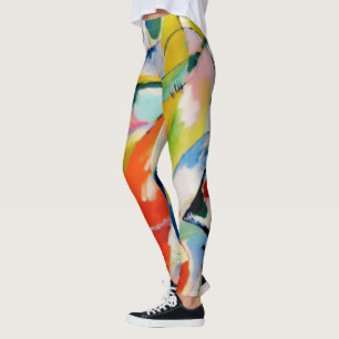 Leggings Kandinsky, panel de pared abstracto de 1914
