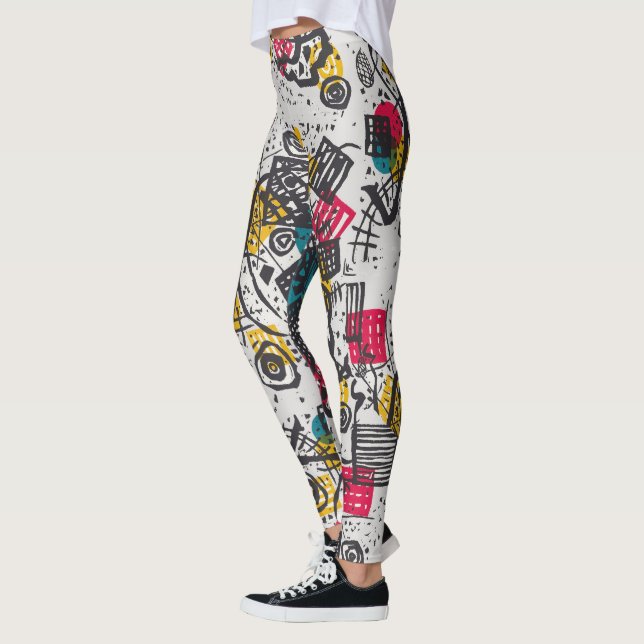 Leggings Kandinsky Pequeños Mundos V Resumen Clásico (Izquierda)