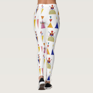 Leggings Kandinsky, Puerta de Kiev, boceto acuático para..