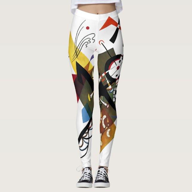 Leggings Kandinsky, Sur Blanc 1923 (Anverso)