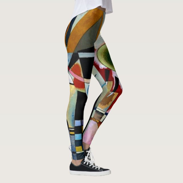 Leggings Kandinsky - Trineo, pintura popular (Derecha)