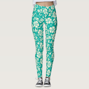 Leggings Kapalua Pareau Hawaiian Hibiscus