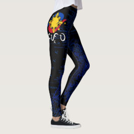 Leggings Kapwa (Alfabeto Baybayin)