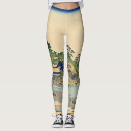 Leggings Katsushika Hokusai Enoshima en la provincia de Sag