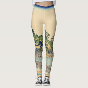 Leggings Katsushika Hokusai Enoshima en la provincia de Sag