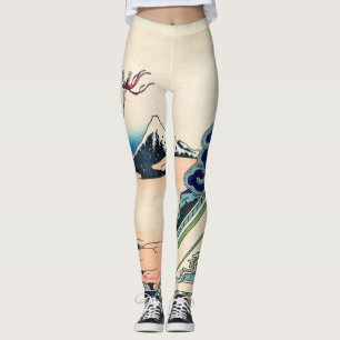 Leggings Katsushika Hokusai - Templo Asakusa Honganji, Edo