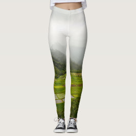Leggings Kauai, paisaje de Hawai
