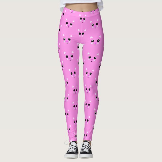 Leggings Kawaii Kitten (Anverso)
