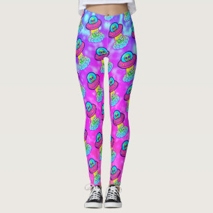 Leggings Kawaii Uchuu Kei Cute Ufo