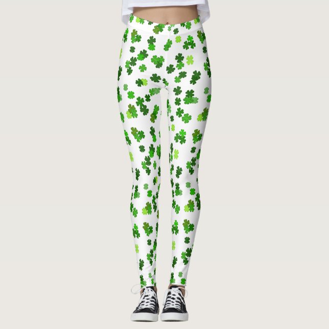 Leggings Kelly "Shamrock Falling" (Anverso)